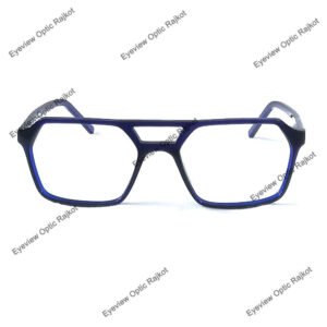 Double Bridge square eyeglass frame for men & women IX1013C5