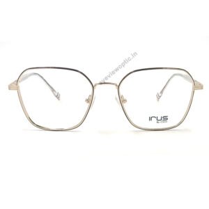 GOLDEN COLOR FULL FRAME GEOMETRIC SHAPE  EYEGLASS FRAME 2210C1
