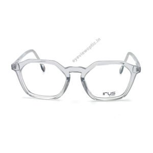 TRANSPARENT, GREY COLOR FULL FRAME HEXAGONE SHAPE  EYEGLASS FRAME 2236C8