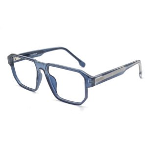 BLUE COLOR FULL FRAME SQUARE SHAPE  EYEGLASS FRAME EF102
