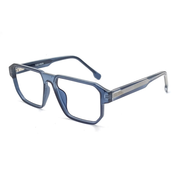 BLUE COLOR FULL FRAME SQUARE SHAPE  EYEGLASS FRAME EF102
