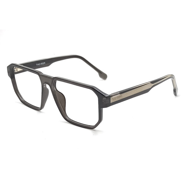 GREY COLOR FULL FRAME SQUARE SHAPE  EYEGLASS FRAME EF103
