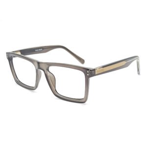 GREY COLOR FULL FRAME SQUARE SHAPE  EYEGLASS FRAME EF106