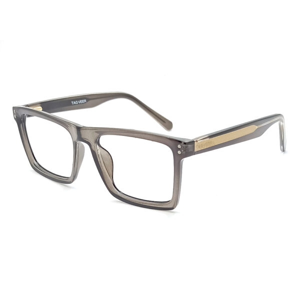 GREY COLOR FULL FRAME SQUARE SHAPE  EYEGLASS FRAME EF106