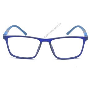 BLUE COLOR FULL FRAME RECTANGLE SHAPE  EYEGLASS FRAME EV108