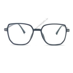 BLACK COLOR FULL FRAME GEOMETRIC SHAPE  EYEGLASS FRAME EV127
