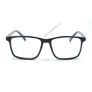 BLACK COLOR FULL FRAME SQUARE SHAPE  EYEGLASS FRAME EV163