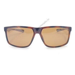 BROWN COLOR RECTANGLE POLARISED SUNGLASS EVS118