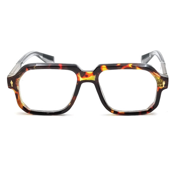 TORTOISE, BROWN COLOR FULL FRAME GEOMETRIC SHAPE  EYEGLASS FRAME F05