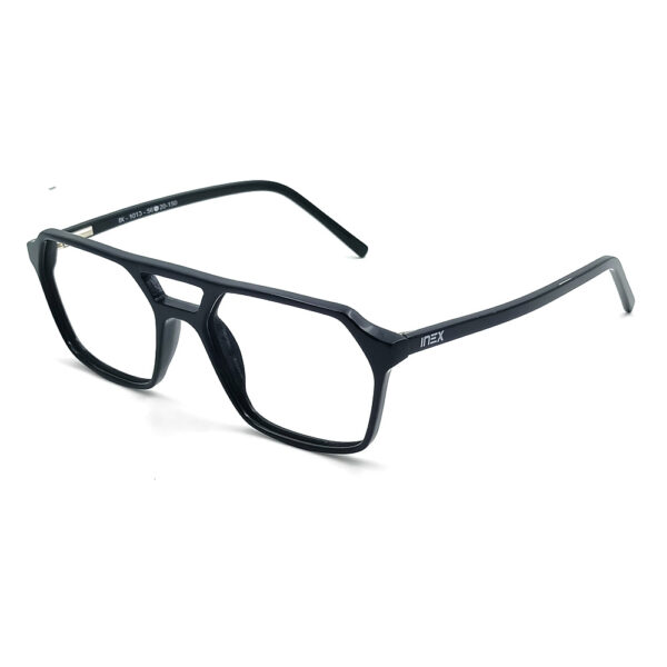 Double Bridge square eyeglass frame for men & women IX1013C1 - Image 3