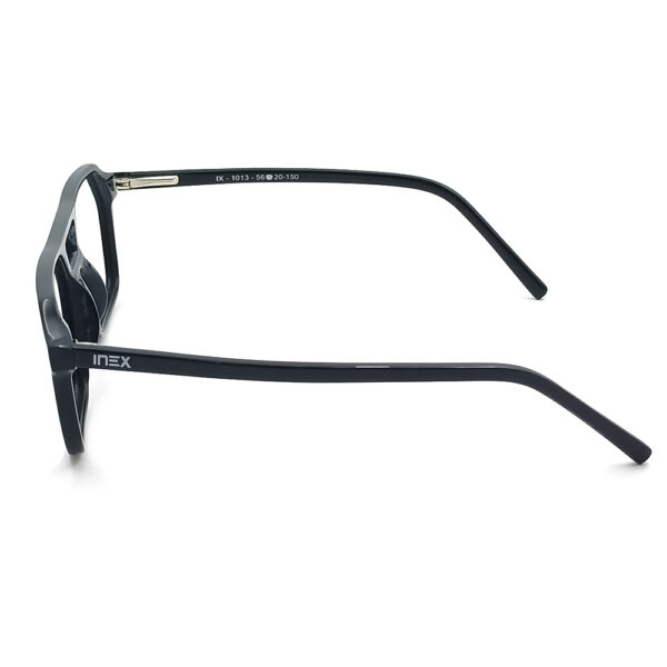 Double Bridge square eyeglass frame for men & women IX1013C1 - Image 4